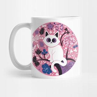 Genderfluid Pride Cat Mug